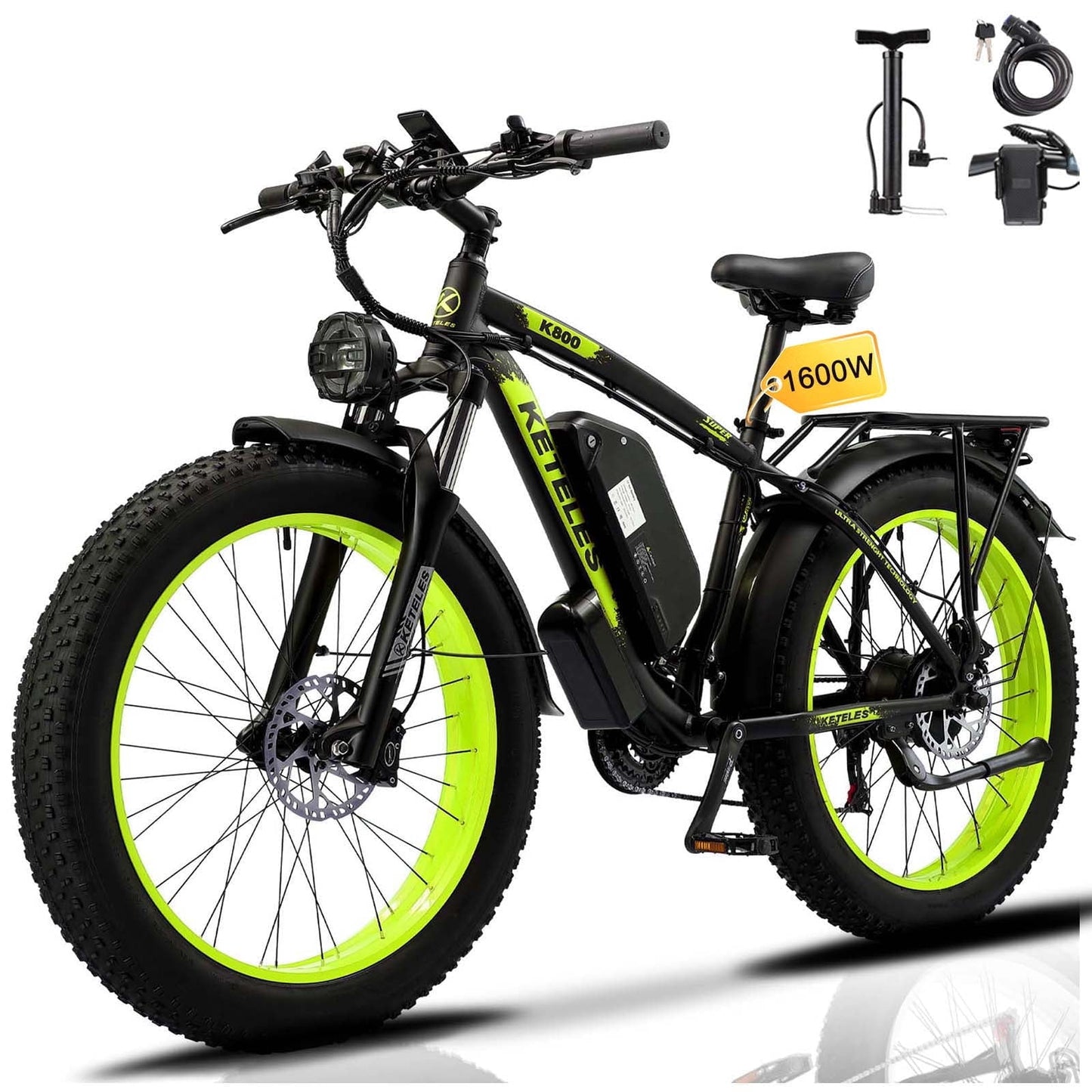 1600W Electric Bike for Adults